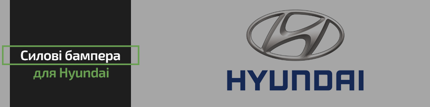 Силові бампера для Hyundai