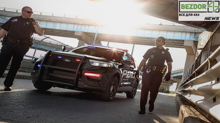 Еще круче: полицейский Ford Interceptor с новым освещением