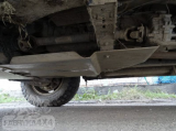 Защита коробки передач и редуктора для Toyota Hilux (2005-2011) алюминиевая